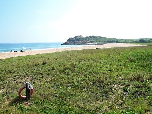 山水砂浜